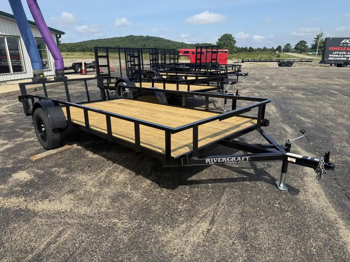 2027 Rivercraft 76"x14' Utility Trailer, view 2